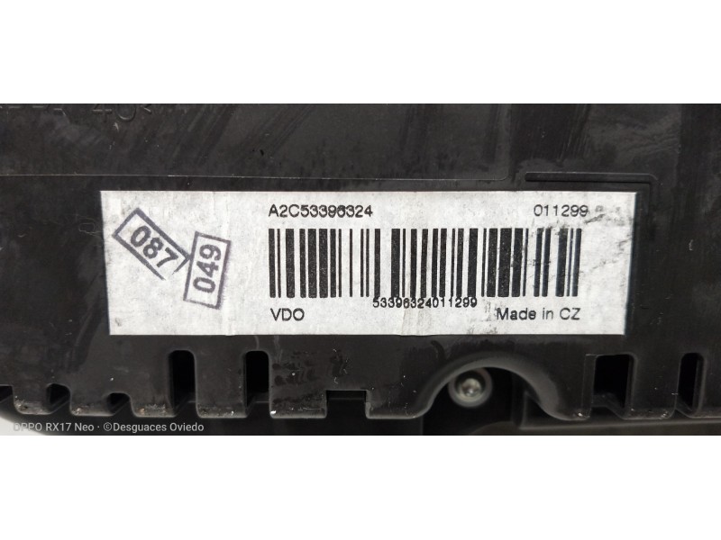 Recambio de cuadro instrumentos para volkswagen passat lim. (362) 1.6 tdi dpf referencia OEM IAM 3AA920870A A2C53396324 