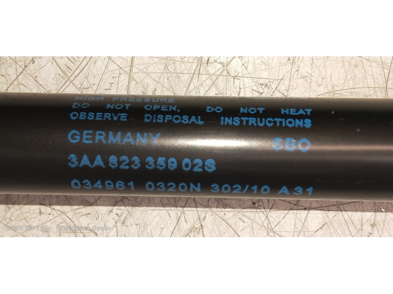 Recambio de amortiguadores capo para volkswagen passat lim. (362) 1.6 tdi dpf referencia OEM IAM 3AA82335902S  