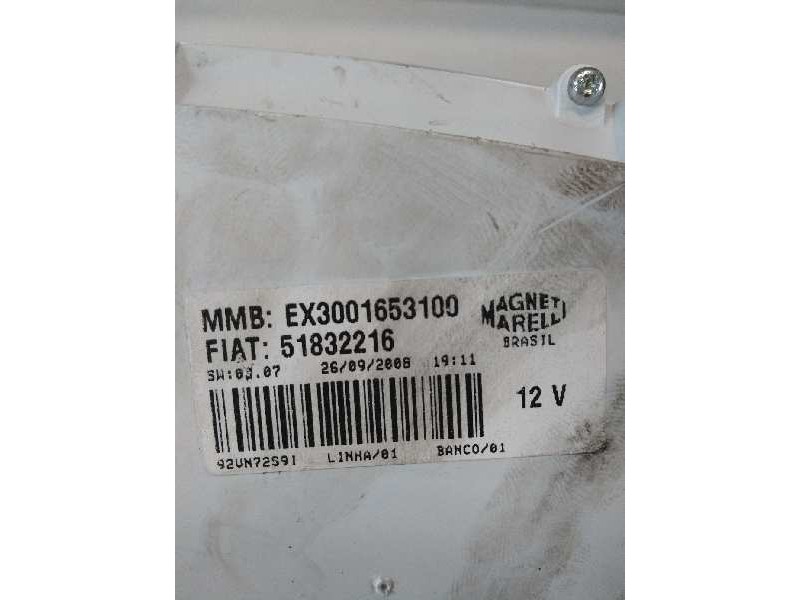 Recambio de cuadro instrumentos para fiat linea (110) 1.3 16v jtd cat referencia OEM IAM 51832216 EX3001653100 