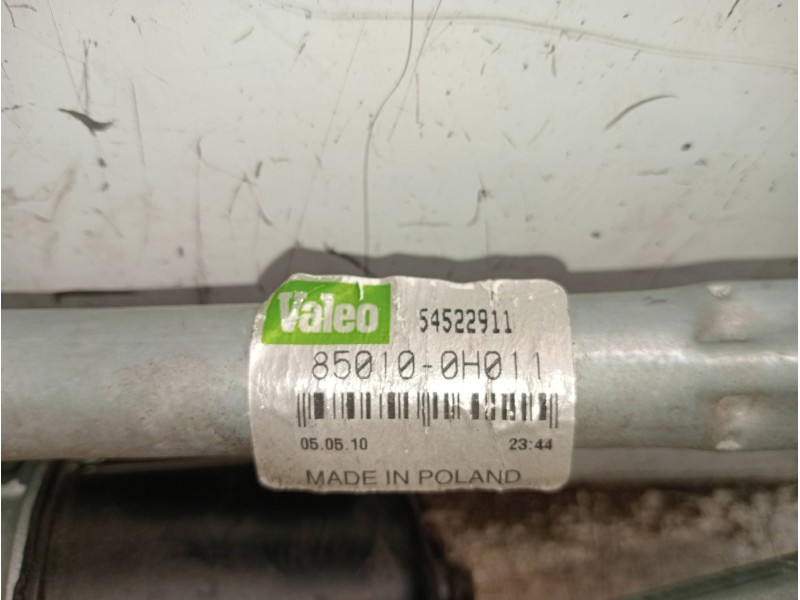 Recambio de motor limpia delantero para peugeot 107 1.0 cat (384f) referencia OEM IAM 54522911 850100H011 