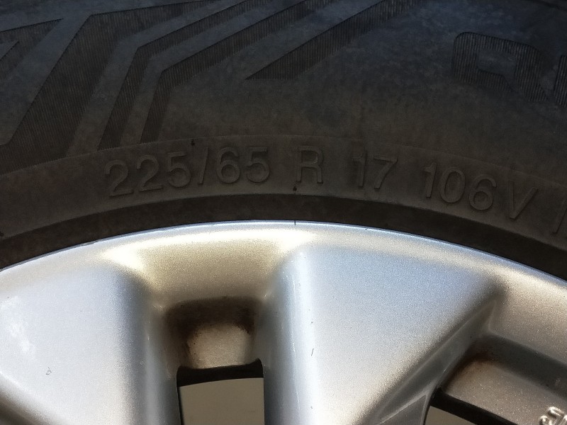 Recambio de juego llantas para nissan x-trail (t32) 360 referencia OEM IAM   225/65/17