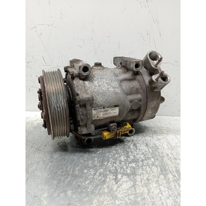 Recambio de compresor aire acondicionado para citroen xsara picasso 1.6 hdi 90 exclusive referencia OEM IAM SD7V161802 968606178