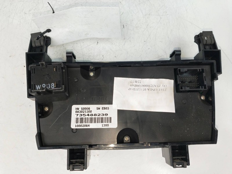 Recambio de mando calefaccion / aire acondicionado para fiat linea (110) 1.3 16v jtd cat referencia OEM IAM 735488239 A83021300 