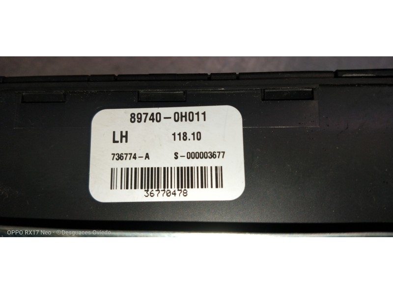 Recambio de modulo electronico para peugeot 107 1.0 cat (384f) referencia OEM IAM 897400H011  