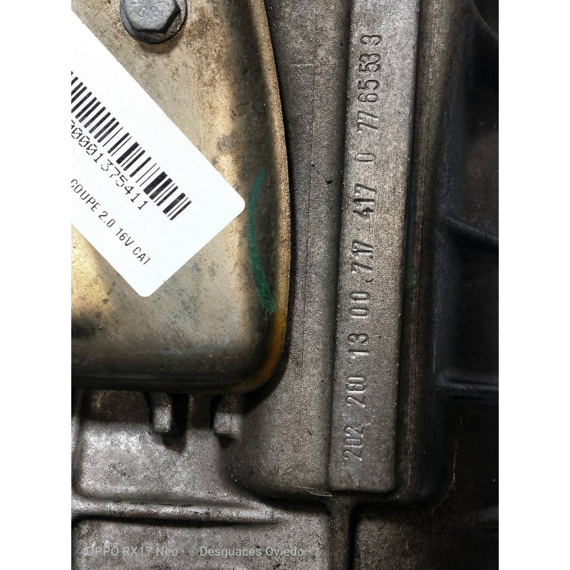 Recambio de caja cambios para mercedes clase clk (w208) coupe 2.0 16v cat referencia OEM IAM 2022601300 717417 07765533