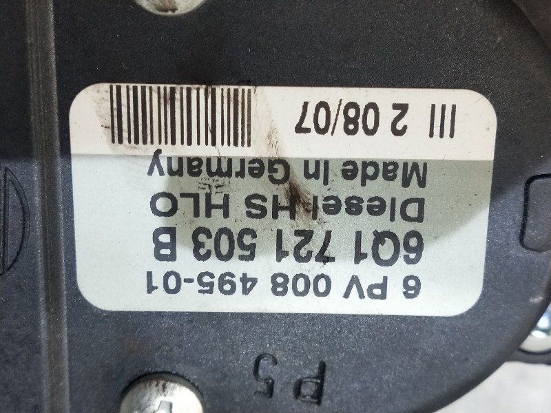 Recambio de potenciometro pedal para volkswagen fox (5z1) básico referencia OEM IAM 6Q1721503B 6PV00849501 
