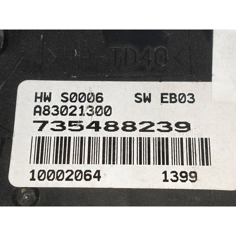 Recambio de mando calefaccion / aire acondicionado para fiat linea (110) 1.3 16v jtd cat referencia OEM IAM 735488239 A83021300 