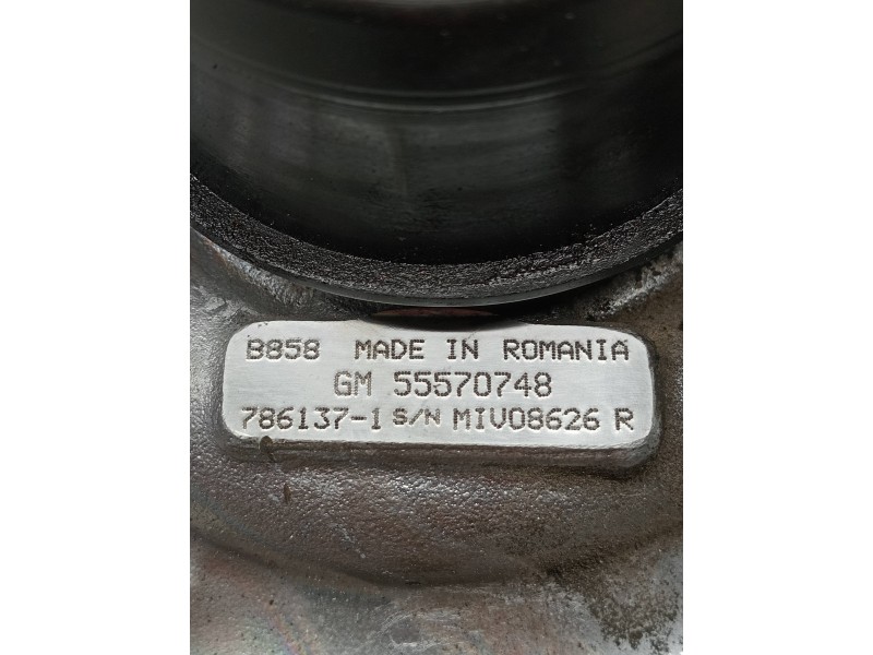 Recambio de turbocompresor para opel insignia sports tourer cosmo referencia OEM IAM 7861371 55570748 
