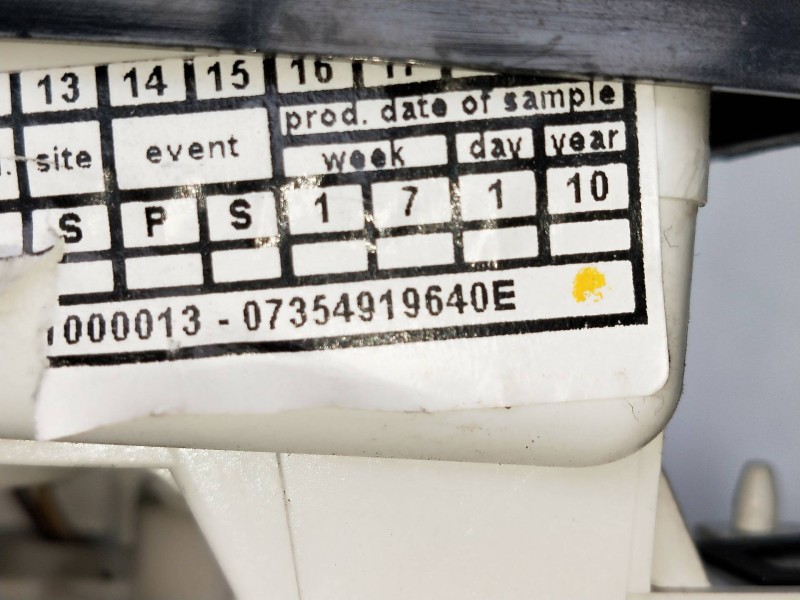 Recambio de mando calefaccion / aire acondicionado para fiat doblo dynamic referencia OEM IAM 07354919640E  