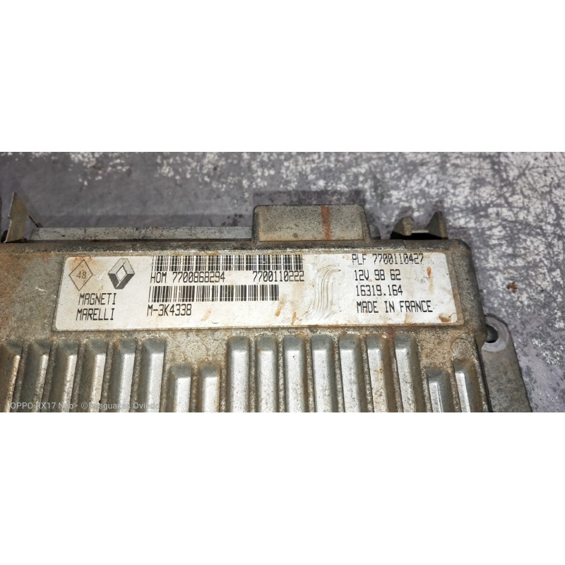 Recambio de centralita motor uce para renault clio ii fase i (b/cbo) 1.2 referencia OEM IAM 7700868294 7700110222 