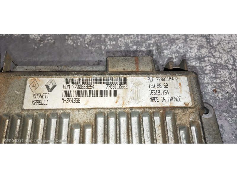 Recambio de centralita motor uce para renault clio ii fase i (b/cbo) 1.2 referencia OEM IAM 7700868294 7700110222 