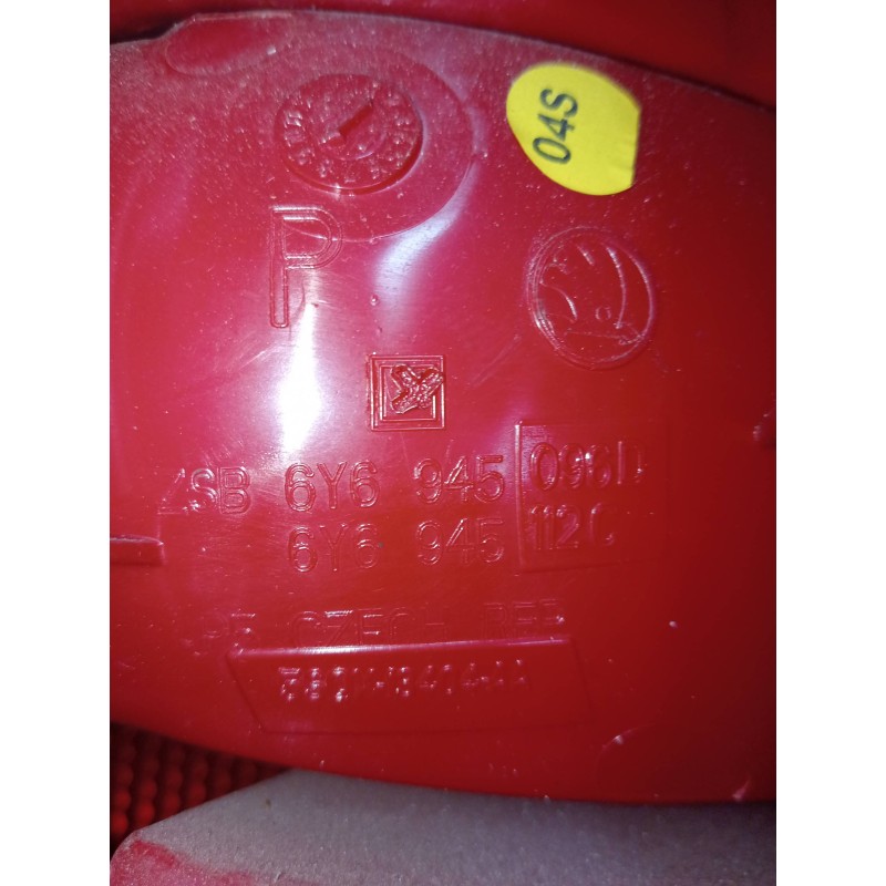Recambio de piloto trasero derecho para skoda fabia (6y2/6y3) 1.9 sdi cat (asy) referencia OEM IAM 6Y6945112  