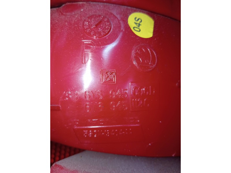 Recambio de piloto trasero derecho para skoda fabia (6y2/6y3) 1.9 sdi cat (asy) referencia OEM IAM 6Y6945112  