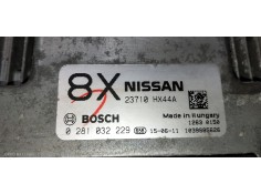 Recambio de centralita motor uce para nissan x-trail (t32) 360 referencia OEM IAM 0281032229 23710HX44A  2