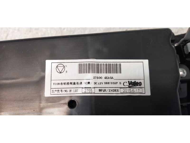 Recambio de mando calefaccion / aire acondicionado para nissan x-trail (t32) 360 referencia OEM IAM 275004EA0A  