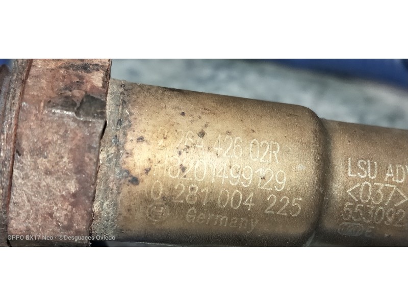 Recambio de sonda lambda para nissan x-trail (t32) 360 referencia OEM IAM 226A42602R H8201499129 0281004225 