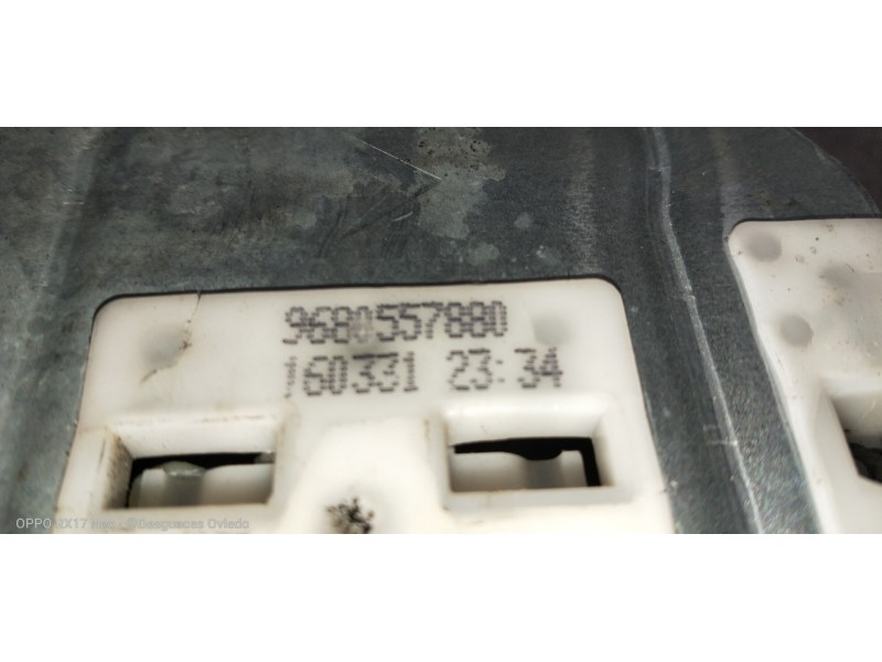 Recambio de elevalunas delantero derecho para peugeot partner kombi referencia OEM IAM 9680557880 160331 6P