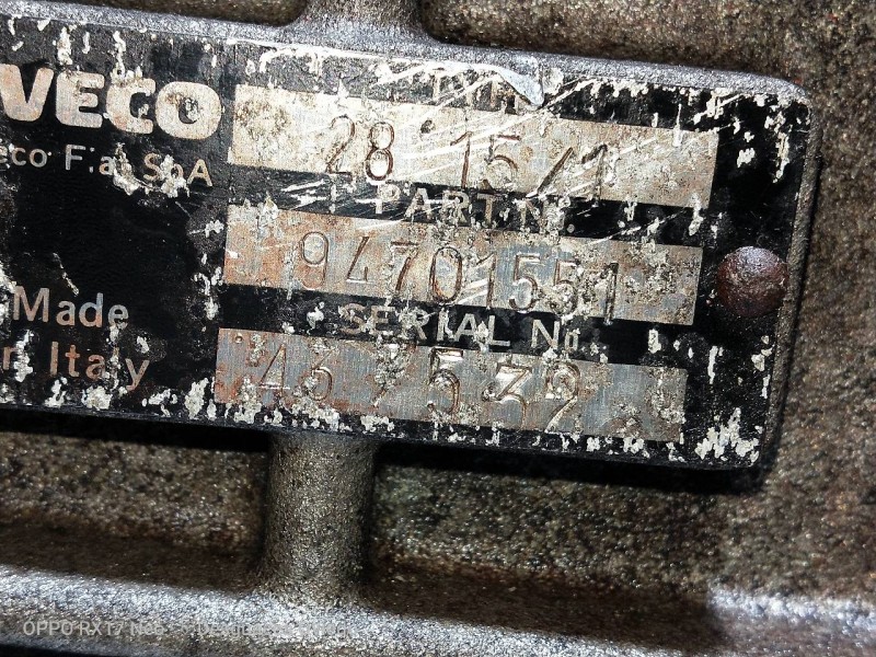 Recambio de caja cambios para iveco daily caja abierta 2.5 diesel referencia OEM IAM 28151 94701551 437532 