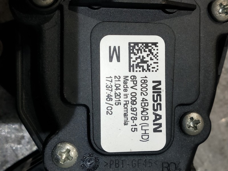 Recambio de potenciometro pedal para nissan x-trail (t32) 360 referencia OEM IAM 180024BA0B 6PV00997815 