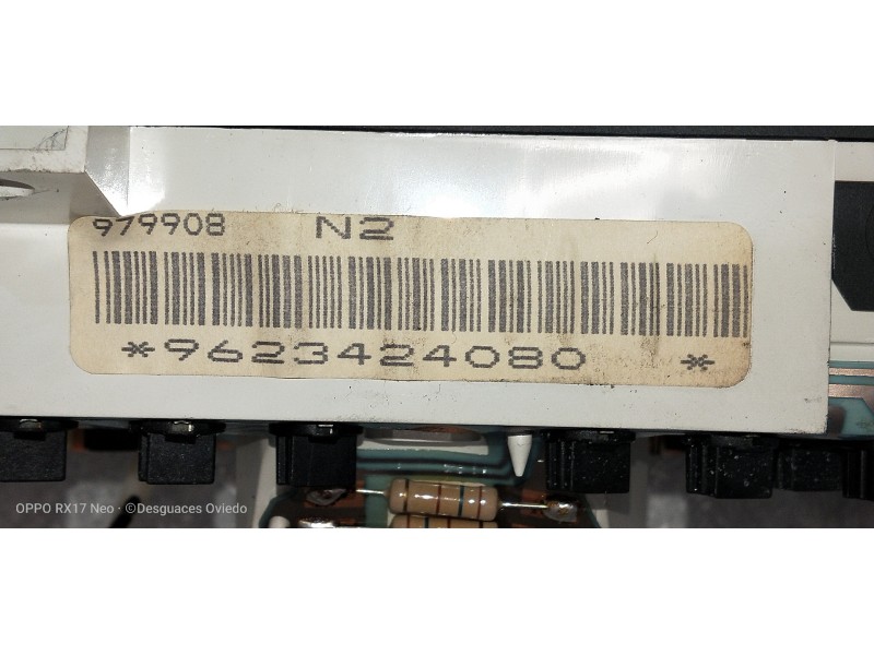 Recambio de cuadro instrumentos para citroen ax 1.5d armonia referencia OEM IAM 9623424080  