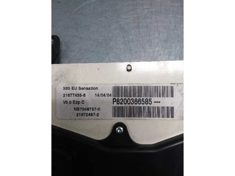 Recambio de cuadro instrumentos para renault clio ii fase ii (b/cb0) 1.4 16v referencia OEM IAM P8200366585 NS70487570 