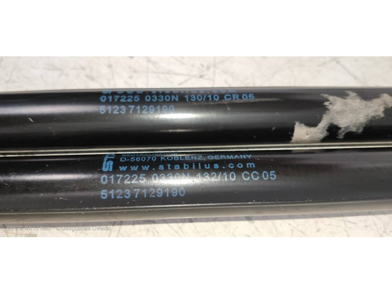 Recambio de amortiguadores capo para bmw serie 3 touring (e91) 318d referencia OEM IAM 51237129190  