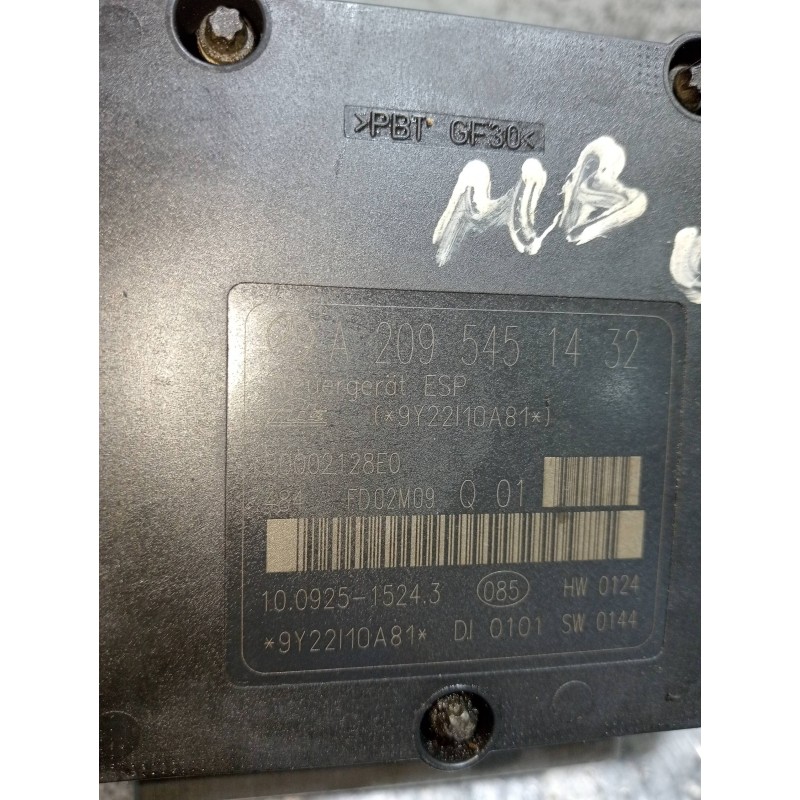 Recambio de abs para mercedes clase c (w203) berlina 220 cdi (203.006) referencia OEM IAM 10092515243 A2095451432 10020403734