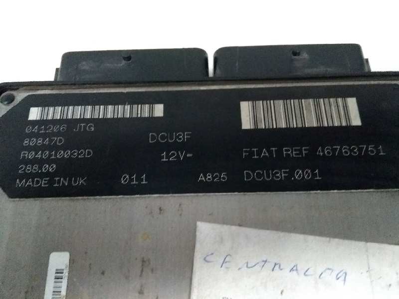 Recambio de centralita motor uce para fiat punto berlina (188) 1.9 diesel eco referencia OEM IAM R04010032D 46763751 80847D