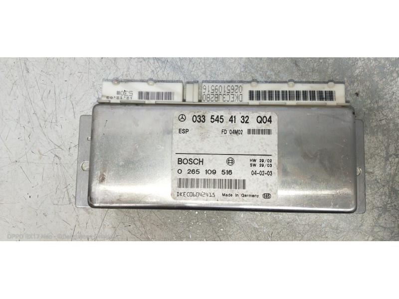 Recambio de centralita asr para mercedes clase e (w211) berlina e 270 cdi (211.016) referencia OEM IAM 0265109516 0335454132 