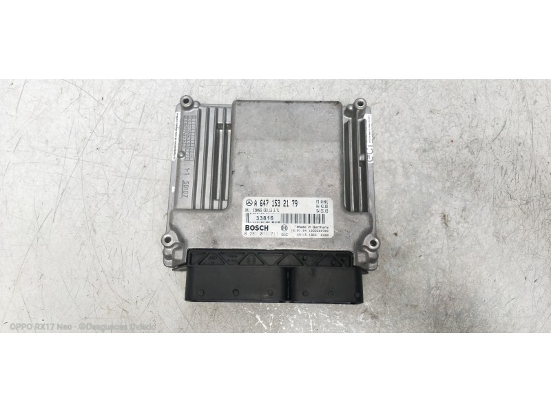 Recambio de centralita motor uce para mercedes clase e (w211) berlina e 270 cdi (211.016) referencia OEM IAM 0281011711 A6471532