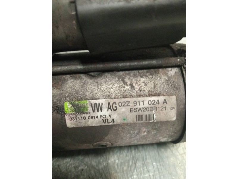 Recambio de motor arranque para volkswagen passat lim. (362) 1.6 tdi dpf referencia OEM IAM 02Z911024Z  