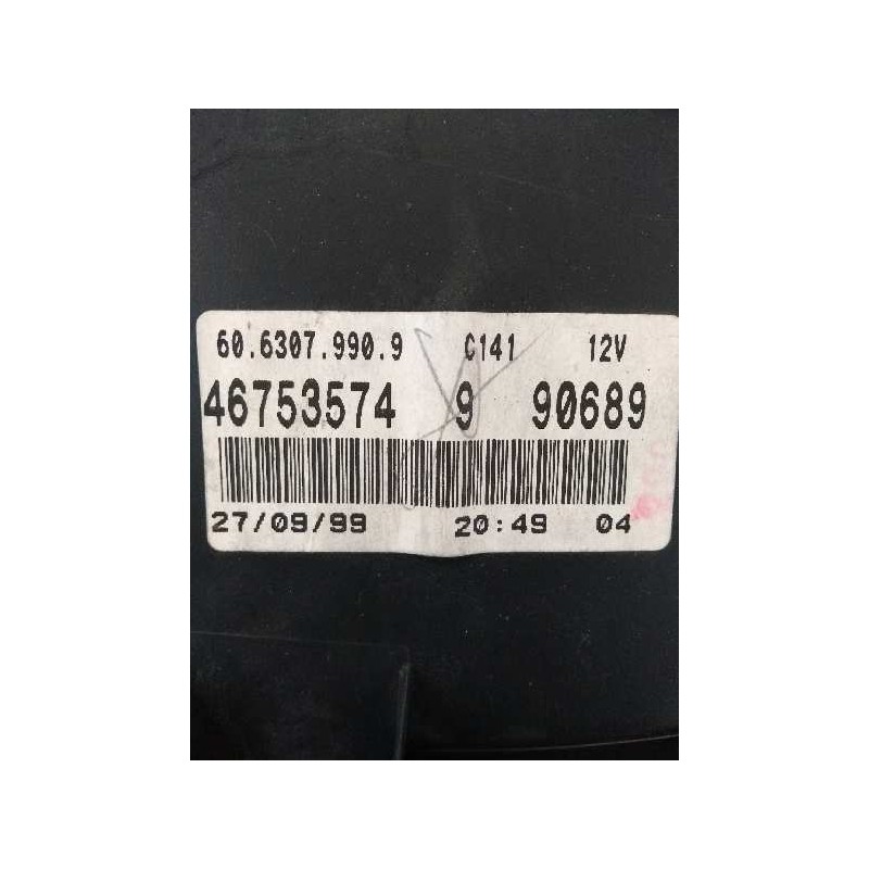 Recambio de cuadro instrumentos para fiat punto berlina (188) 1.9 diesel eco referencia OEM IAM 46753574 9 90689 6063079909