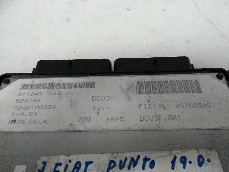 Recambio de centralita motor uce para fiat punto berlina (188) referencia OEM IAM R04010035A 46760545 80873B Recambio de centralita motor uce para fiat punto berlina (188) referencia OEM IAM R04010035A 46760545 80873B