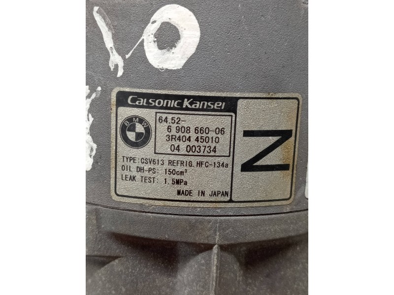 Recambio de compresor aire acondicionado para bmw serie 3 berlina (e46) 316i referencia OEM IAM 6452690866006 3R40445010 
