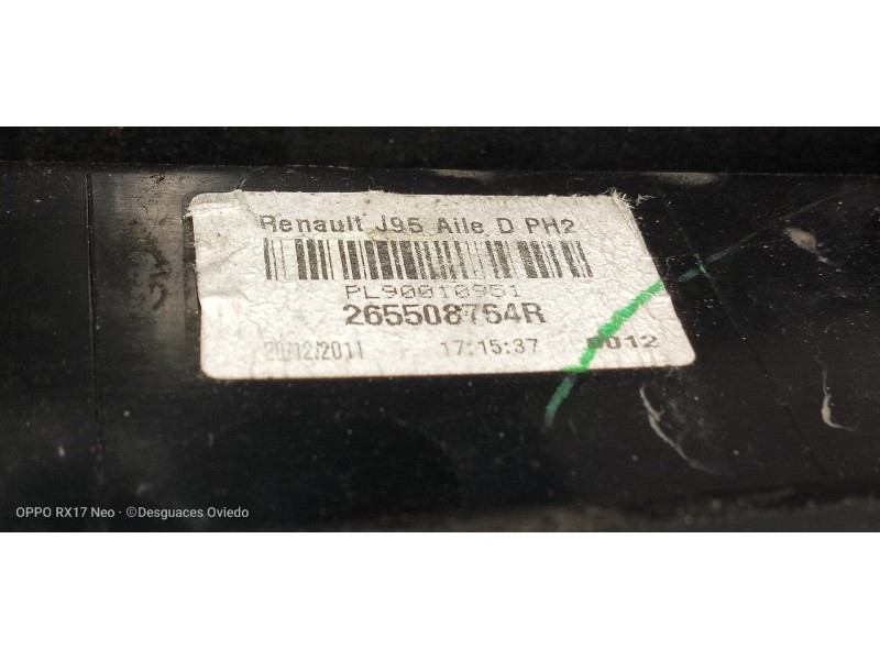 Recambio de piloto trasero derecho para renault scenic iii dynamique referencia OEM IAM 265508754R  