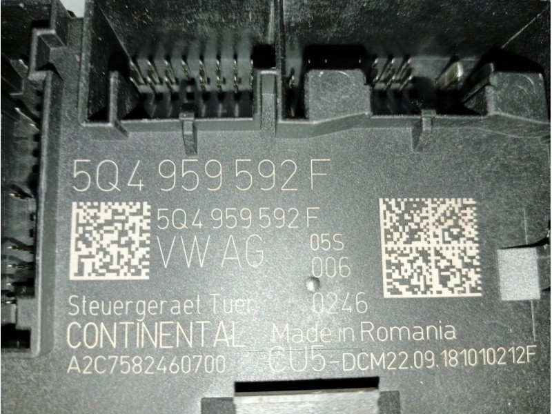 Recambio de modulo electronico para volkswagen golf vii lim. bluemotion referencia OEM IAM 5Q4959592F A2C7582460700 