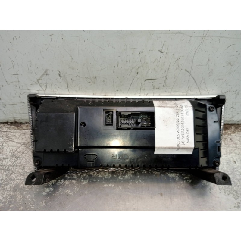 Recambio de mando calefaccion / aire acondicionado para mercedes clase clk (w209) coupe 270 cdi (209.316) referencia OEM IAM A20