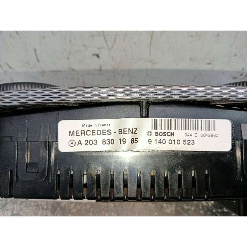 Recambio de mando calefaccion / aire acondicionado para mercedes clase clk (w209) coupe 270 cdi (209.316) referencia OEM IAM A20