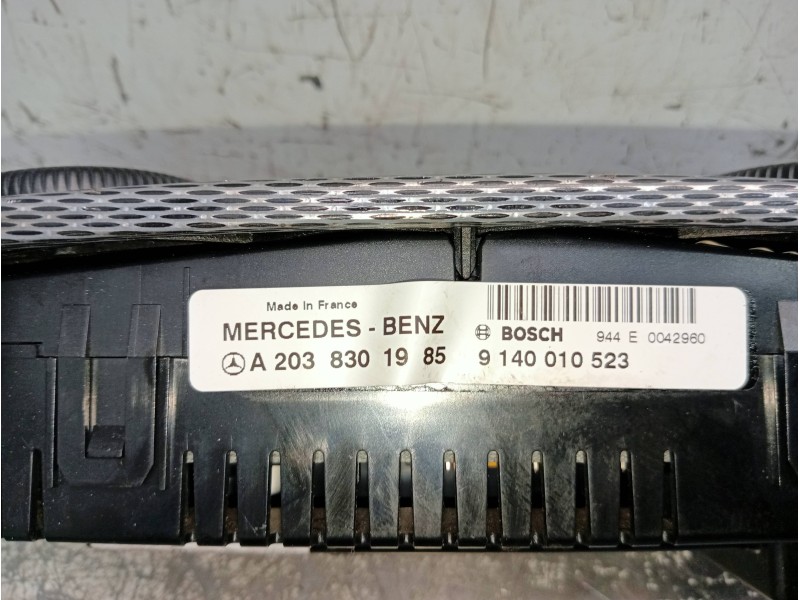Recambio de mando calefaccion / aire acondicionado para mercedes clase clk (w209) coupe 270 cdi (209.316) referencia OEM IAM A20