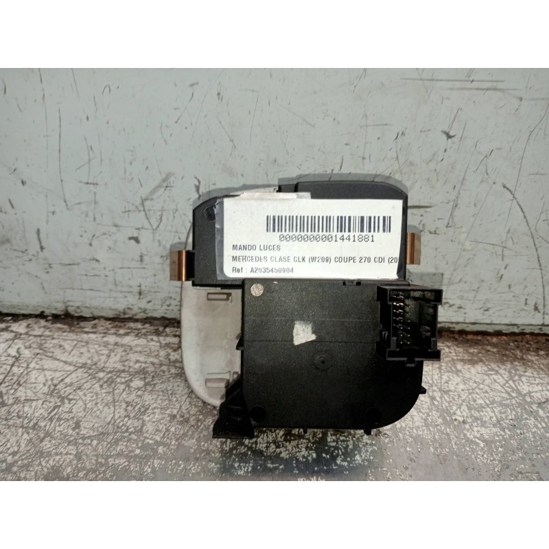 Recambio de mando luces para mercedes clase clk (w209) coupe 270 cdi (209.316) referencia OEM IAM A2035450904 04058530 A44065747