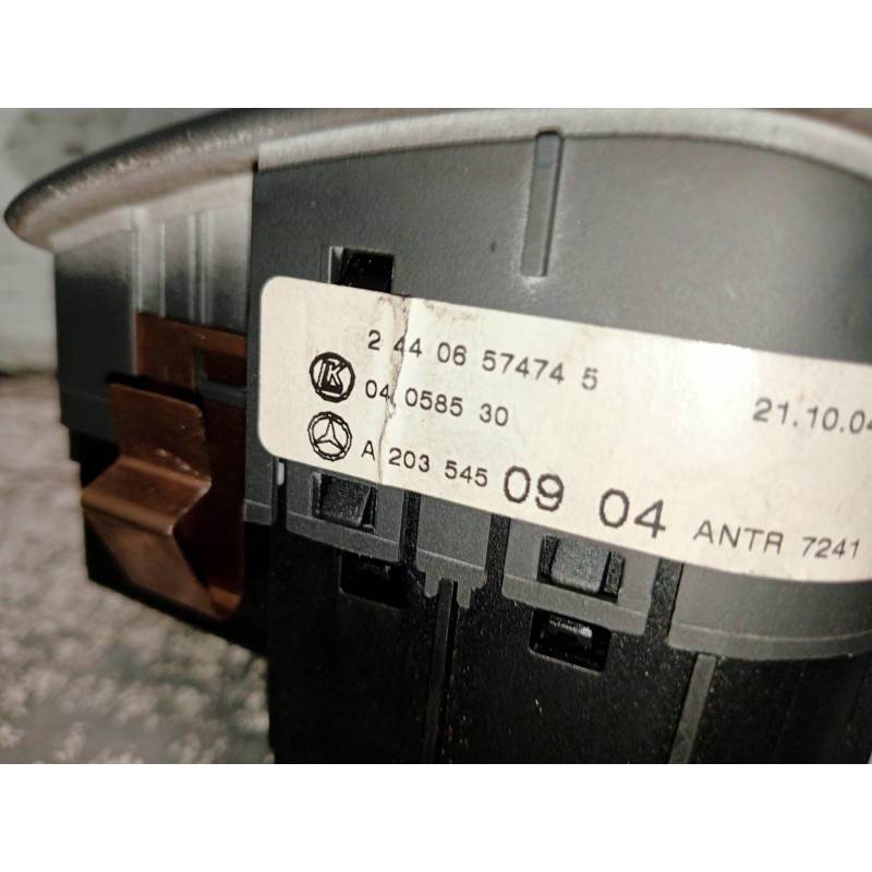 Recambio de mando luces para mercedes clase clk (w209) coupe 270 cdi (209.316) referencia OEM IAM A2035450904 04058530 A44065747
