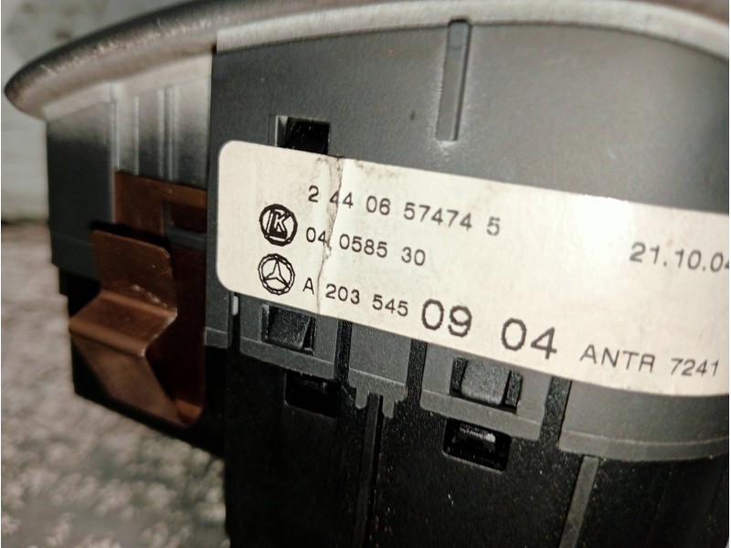 Recambio de mando luces para mercedes clase clk (w209) coupe 270 cdi (209.316) referencia OEM IAM A2035450904 04058530 A44065747