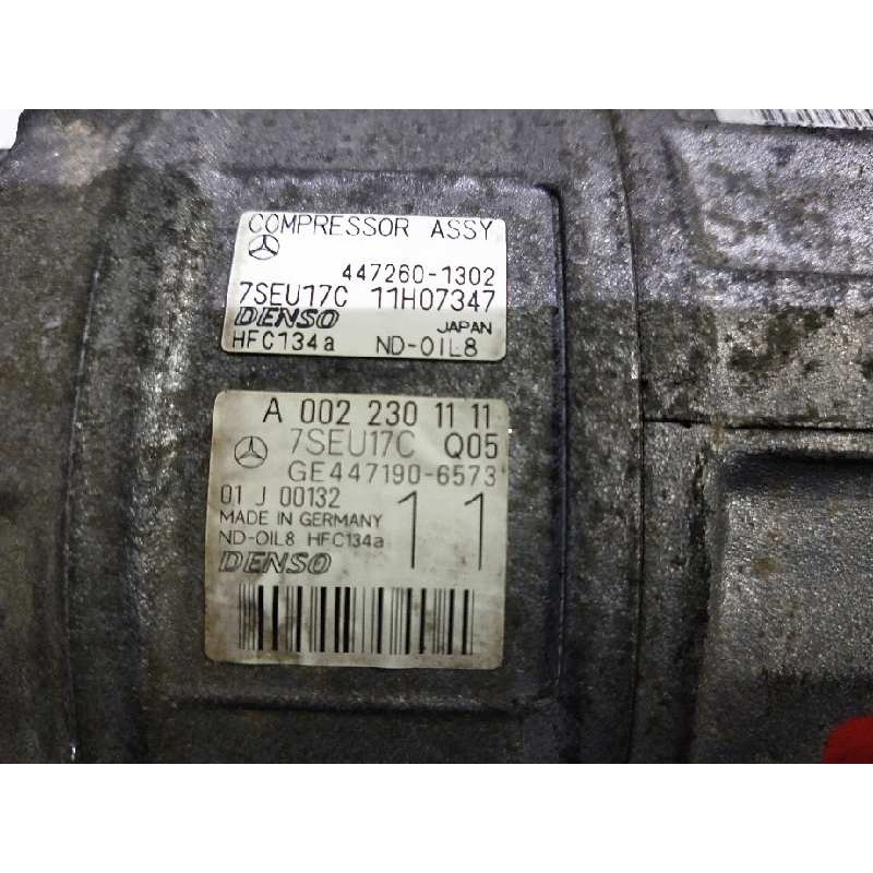Recambio de compresor aire acondicionado para mercedes clase s (w221) berlina 320 / 350 cdi (221.022) referencia OEM IAM 4472601