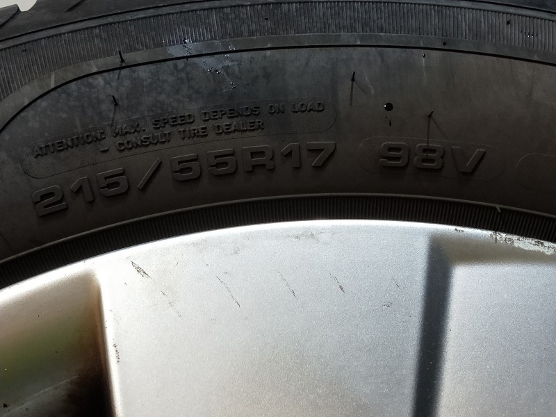 Recambio de juego llantas para skoda superb (3v3) active referencia OEM IAM   215/55/17