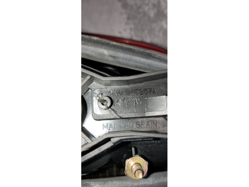 Recambio de piloto trasero derecho para seat cordoba vario (6k5) sxe referencia OEM IAM 6K0945257A  