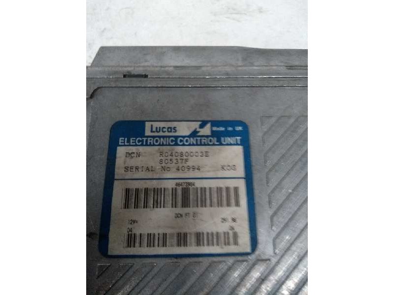 Recambio de centralita motor uce para fiat brava (182) referencia OEM IAM R04080003E 80537F  Recambio de centralita motor uce para fiat brava (182) referencia OEM IAM R04080003E 80537F