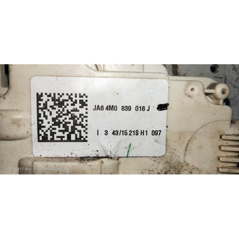 Recambio de motor cierre centralizado trasero derecho para audi q7 (4m) 3.0 tdi quattro referencia OEM IAM 4M0839016J  