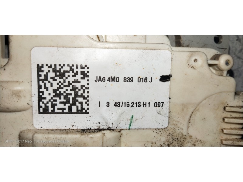 Recambio de motor cierre centralizado trasero derecho para audi q7 (4m) 3.0 tdi quattro referencia OEM IAM 4M0839016J  