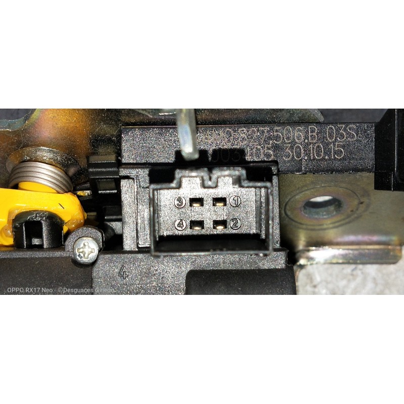 Recambio de motor cierre centralizado porton para audi q7 (4m) 3.0 tdi quattro referencia OEM IAM 4M0827506B  