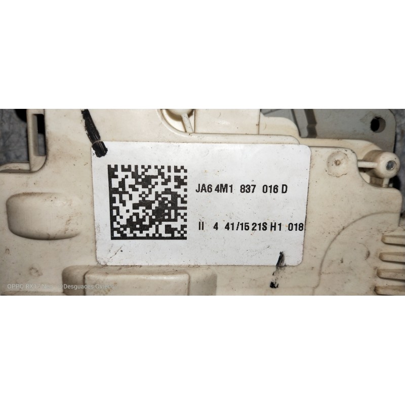 Recambio de motor cierre centralizado delantero derecho para audi q7 (4m) 3.0 tdi quattro referencia OEM IAM 4M1837016D  